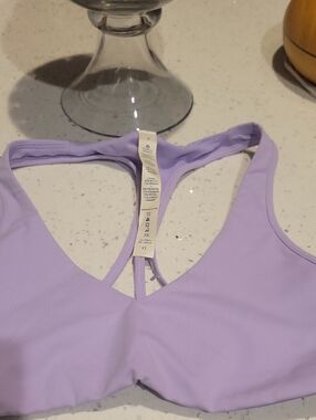 lululemon athletica Lavender V-Neck Racerback Swim Bikini Top